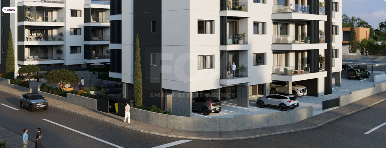 Modern two Bedroom Apartment on third floor , with Roof Garden in Universal, Paphos