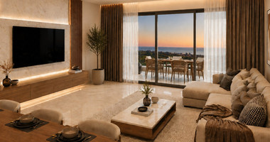 Luxury three Bedroom Apartment for Sale in Geroskipou, Paphos | Sea Views & Modern Living