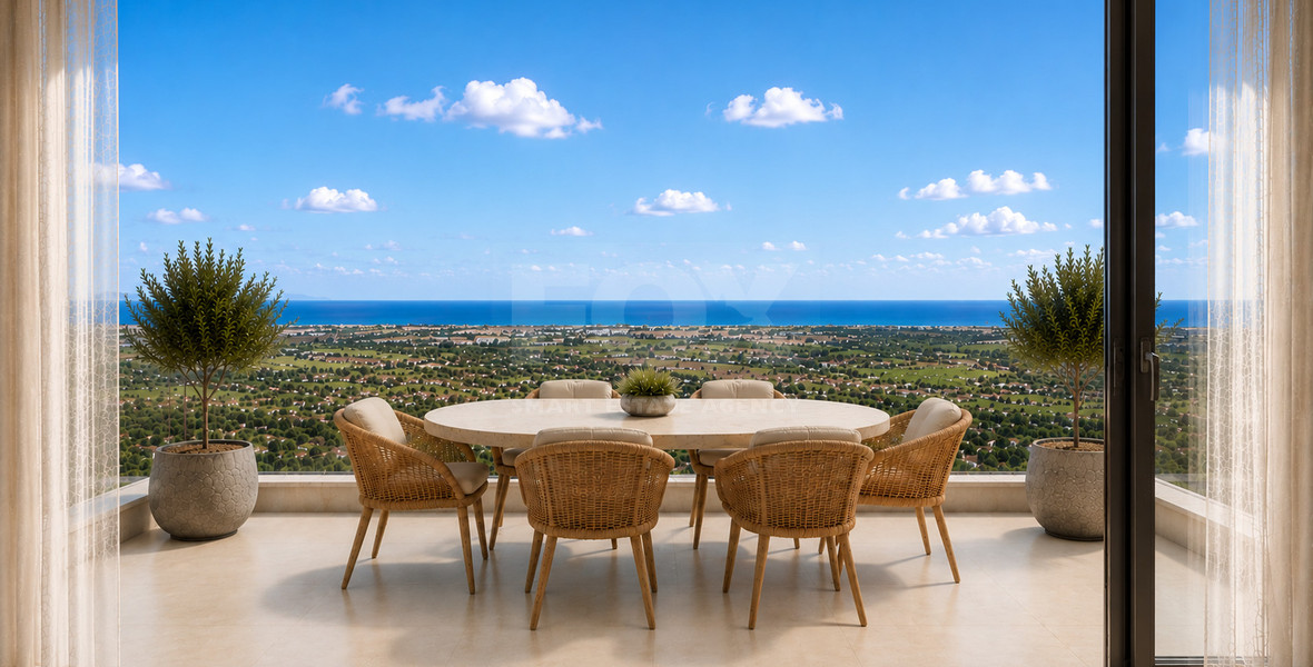 An elegant two bedroom, two bathroom apartment on the second floor of an exclusive boutique residential development in the heart of Geroskipou, Paphos.