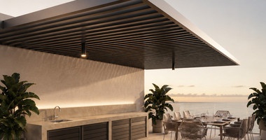 An elegant two bedroom, two bathroom apartment on the second floor of an exclusive boutique residential development in the heart of Geroskipou, Paphos.