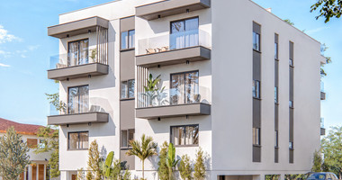 An elegant two bedroom, two bathroom apartment on the second floor of an exclusive boutique residential development in the heart of Geroskipou, Paphos.