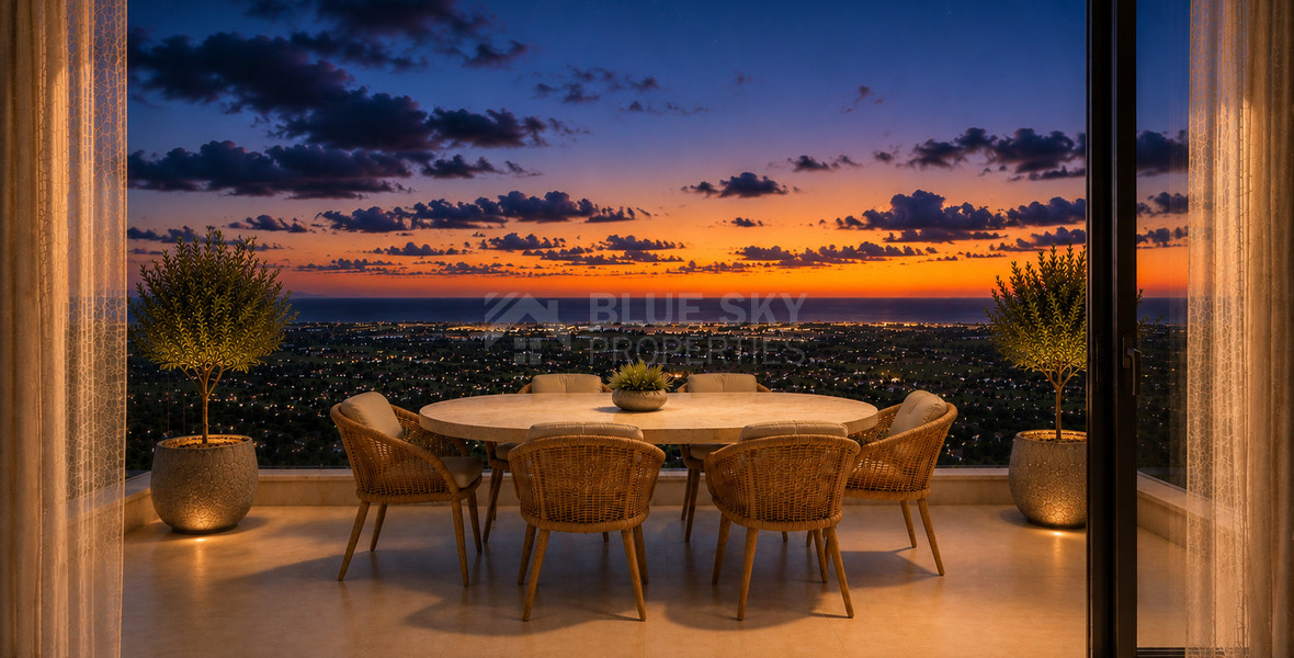An elegant two bedroom, two bathroom apartment on the second floor of an exclusive boutique residential development in the heart of Geroskipou, Paphos.