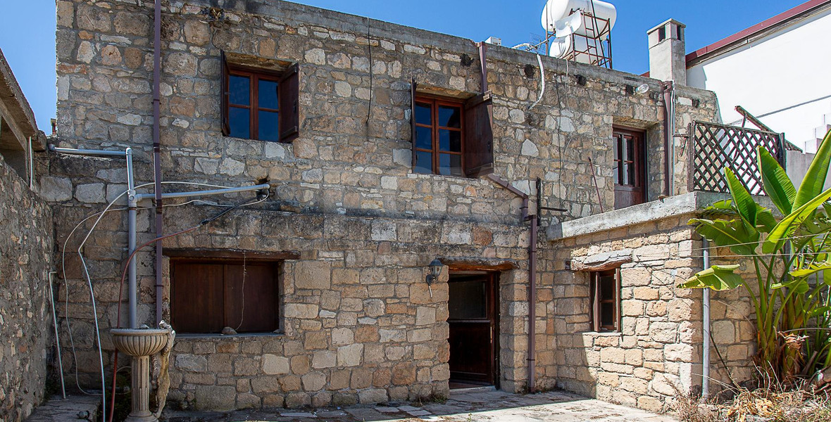Two bedroom stone build house for sale in the a cozy village of Koili , Paphos