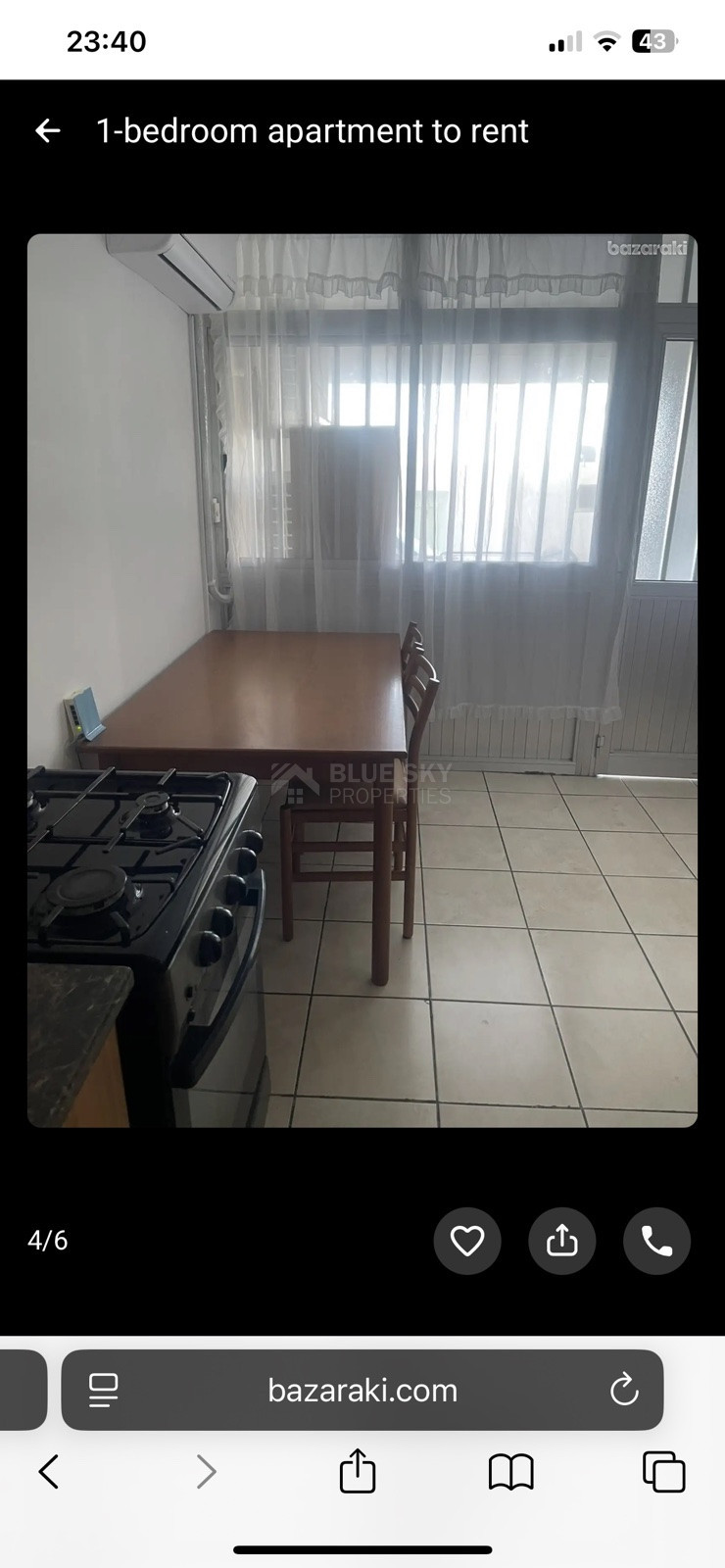 Fully Furnished One-Bedroom Apartment for Rent in Pissouri, Limassol