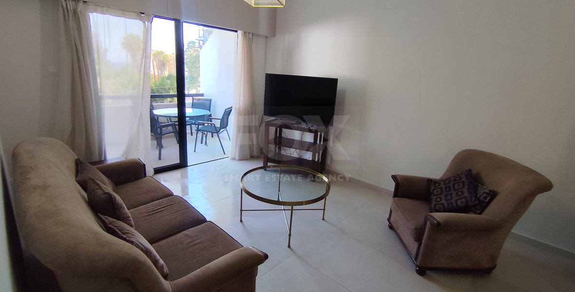 Two-Bedroom Apartment for Rent with Sea View in Potamos Germasogeias, Limassol