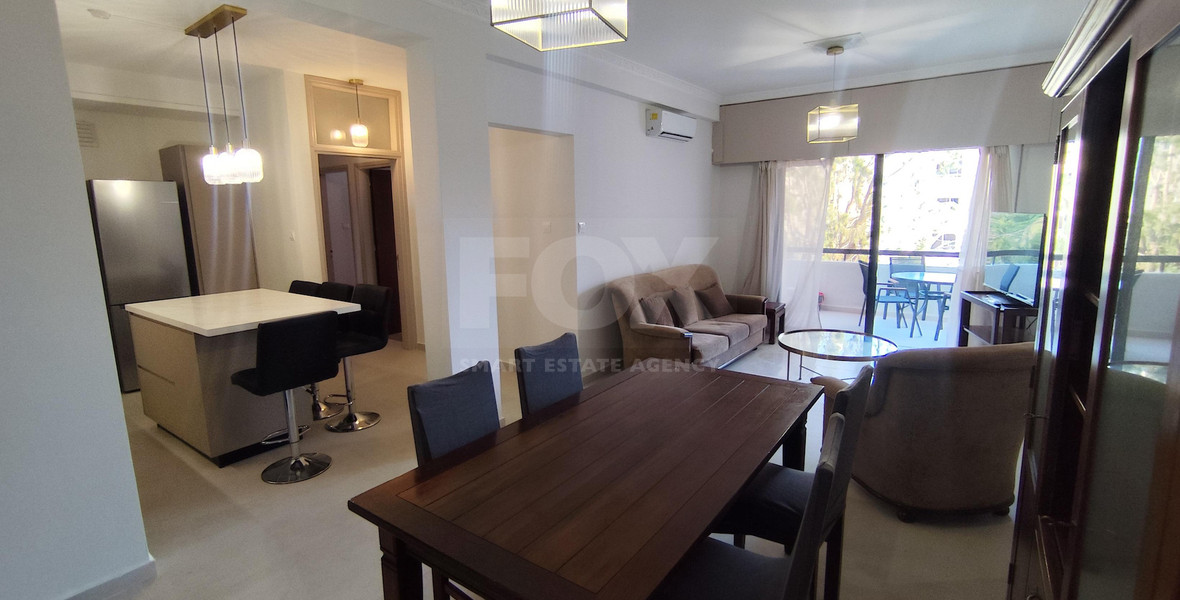 Two-Bedroom Apartment for Rent with Sea View in Potamos Germasogeias, Limassol