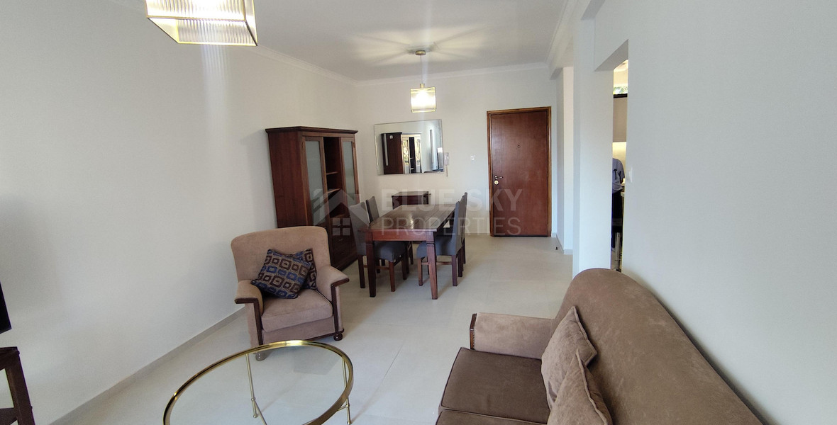 Two-Bedroom Apartment for Rent with Sea View in Potamos Germasogeias, Limassol
