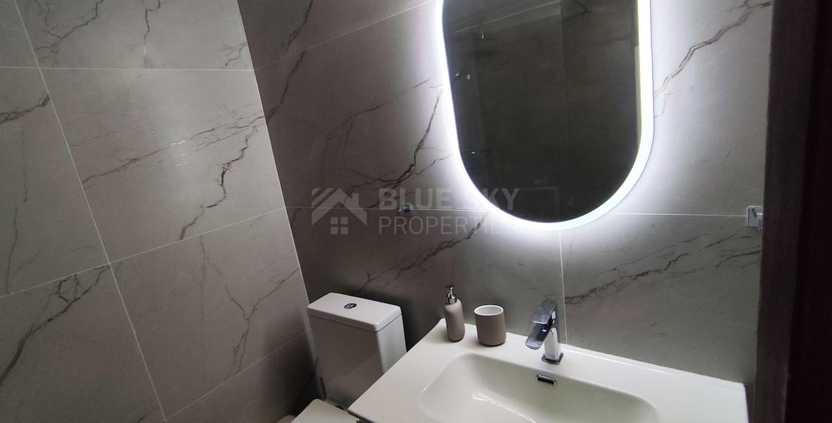 Two-Bedroom Apartment for Rent with Sea View in Potamos Germasogeias, Limassol