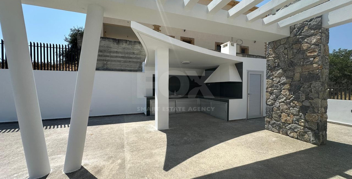 Brand-New Three -Bedroom Detached Villa for Long-Term Rent in Trachoni
