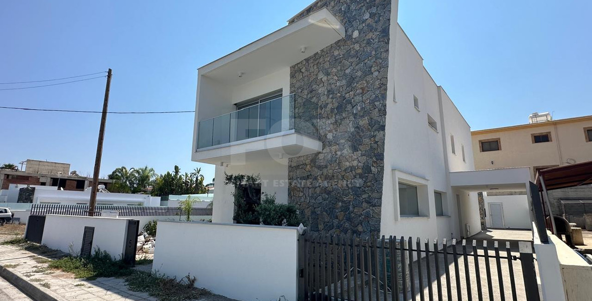 Brand-New Three -Bedroom Detached Villa for Long-Term Rent in Trachoni