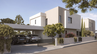 Brand-New 4-Bedroom Detached House with Private Garden in Agios Tychonas