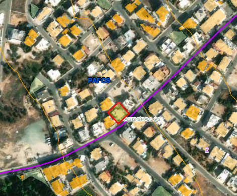 Prime Commercial Plot of 537 m² for Sale in Agios Pavlos, central Pafos