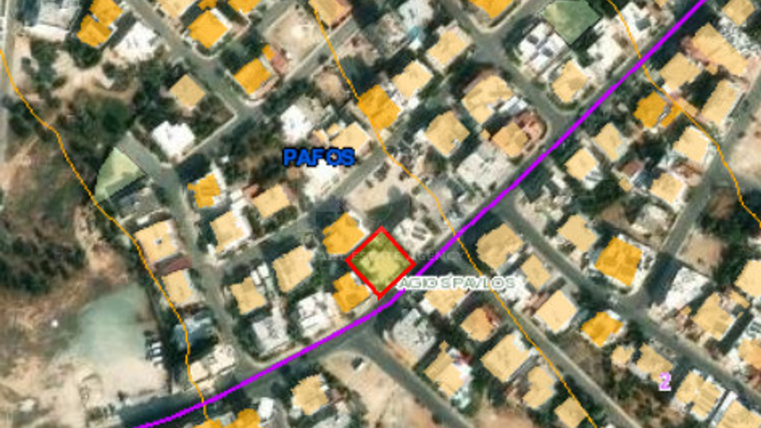 Prime Commercial Plot of 537 m² for Sale in Agios Pavlos, central Pafos