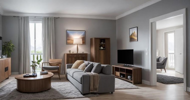Modern three Bedroom Apartment with Sea Views in Mouttalos, Paphos, for sale
