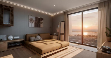 Modern three Bedroom Apartment with Sea Views in Mouttalos, Paphos, for sale
