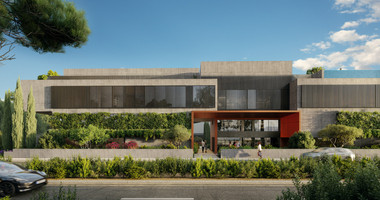 One bedroom outstanding apartment on the first floor of a luxury Complex in Universal area of  Paphos, for sale.