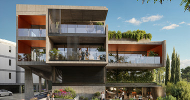 One bedroom outstanding apartment on the first floor of a luxury Complex in Universal area of  Paphos, for sale.