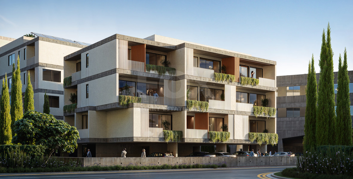 One bedroom outstanding apartment on the first floor of a luxury Complex in Universal area of  Paphos, for sale.