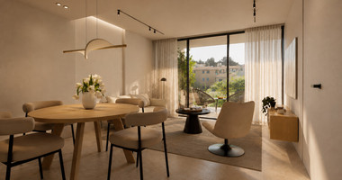 One bedroom outstanding apartment on the first floor of a luxury Complex in Universal area of  Paphos, for sale.
