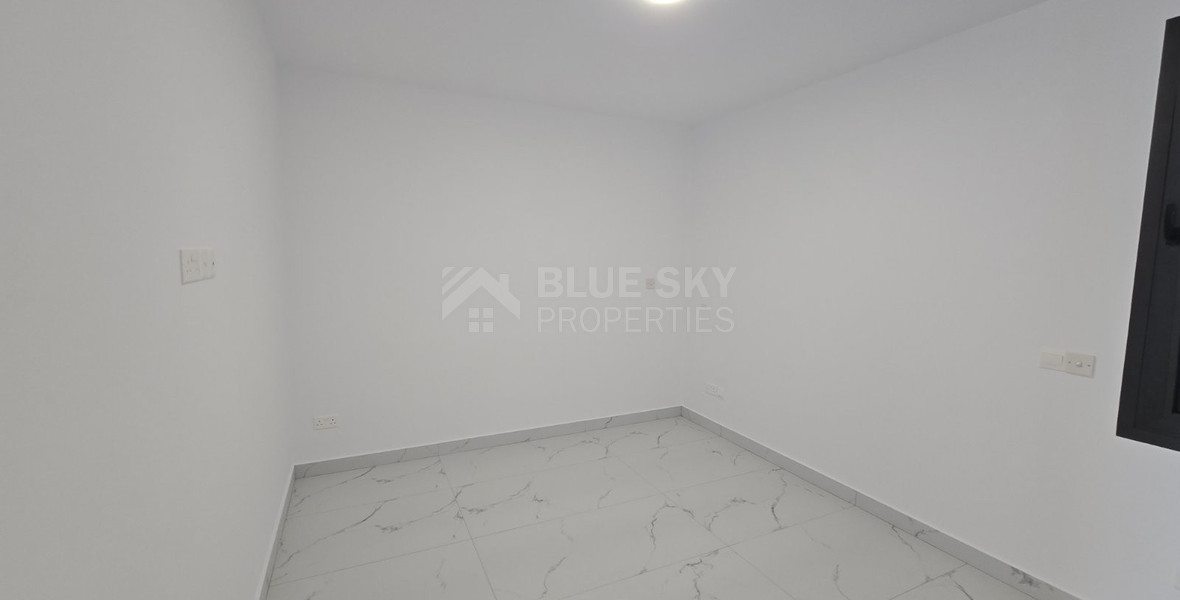 Brand New 3-Bedroom Apartment with  A Roof Garden & Office For Rent in Agios Silas, Limassol