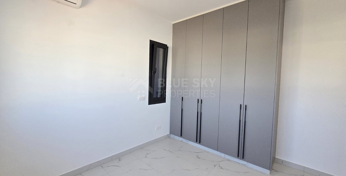 Brand New 3-Bedroom Apartment with  A Roof Garden & Office For Rent in Agios Silas, Limassol