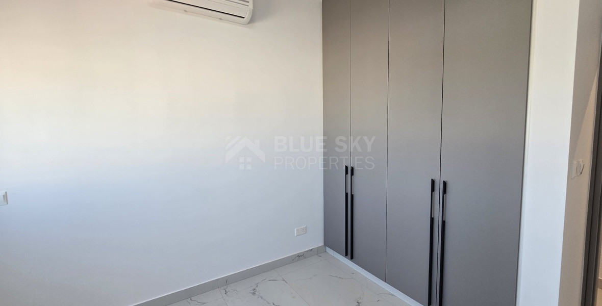 Brand New 3-Bedroom Apartment with  A Roof Garden & Office For Rent in Agios Silas, Limassol