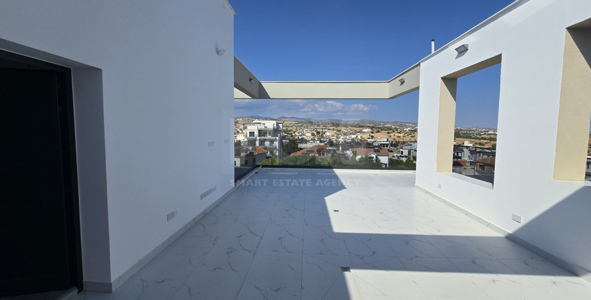 Brand New 3-Bedroom Apartment with  A Roof Garden & Office For Rent in Agios Silas, Limassol