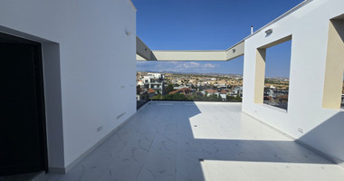 Brand New 3-Bedroom Apartment with  A Roof Garden & Office For Rent in Agios Silas, Limassol