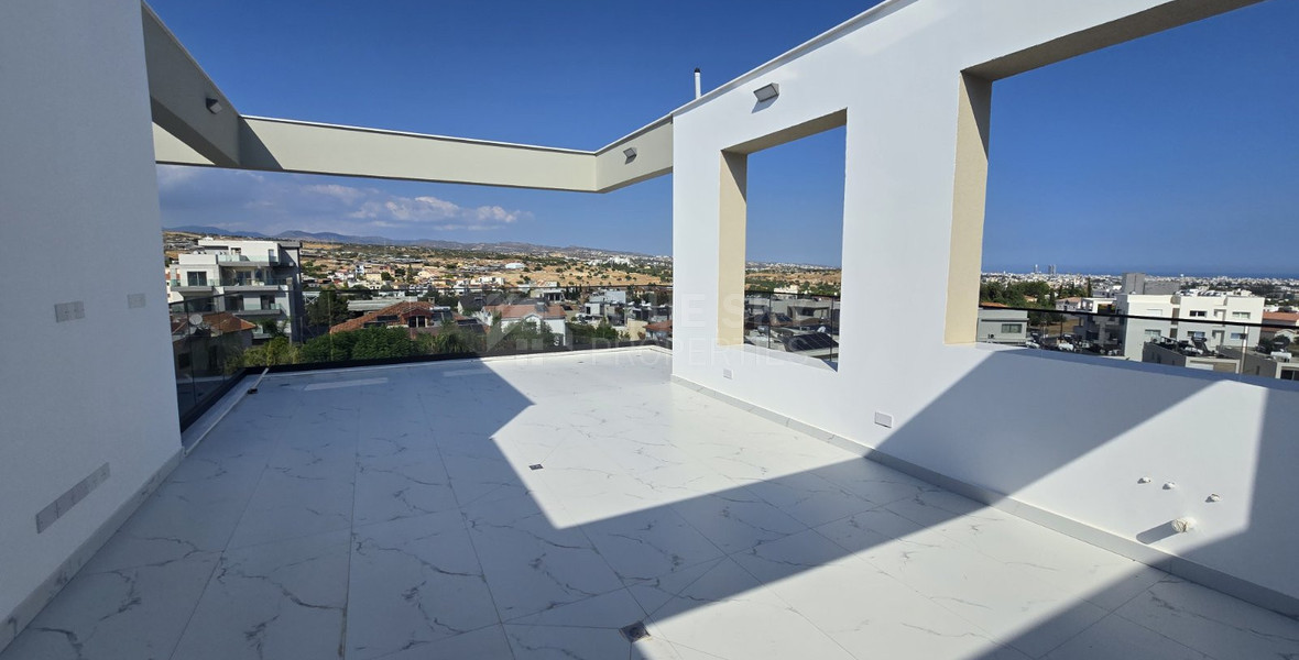 Brand New 3-Bedroom Apartment with  A Roof Garden & Office For Rent in Agios Silas, Limassol