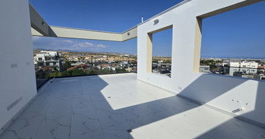 Brand New 3-Bedroom Apartment with  A Roof Garden & Office For Rent in Agios Silas, Limassol