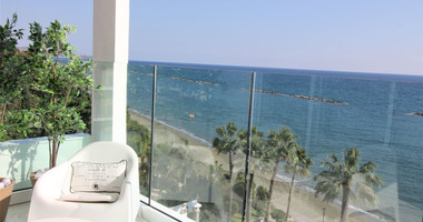 Luxury 2-Bedroom Beachfront Apartment with Panoramic Sea Views For Sale in Agios Tychonas – Limassol