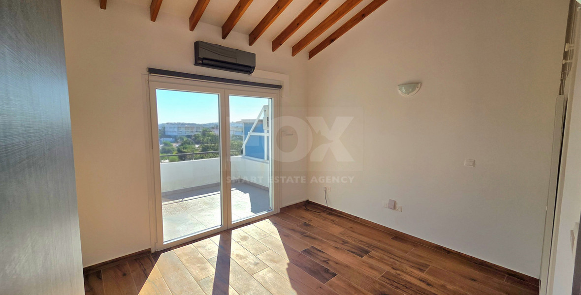 Charming Two-Bedroom unfurnished { optional furnished}  Maisonette With Two Verandes for Rent | Mesa Geitonia | Limassol