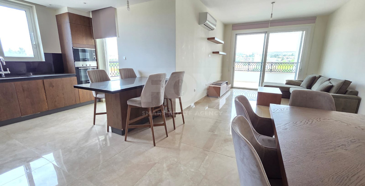 Two bedroom  furnished Top floor apartment in Kato Polemidia, Limassol