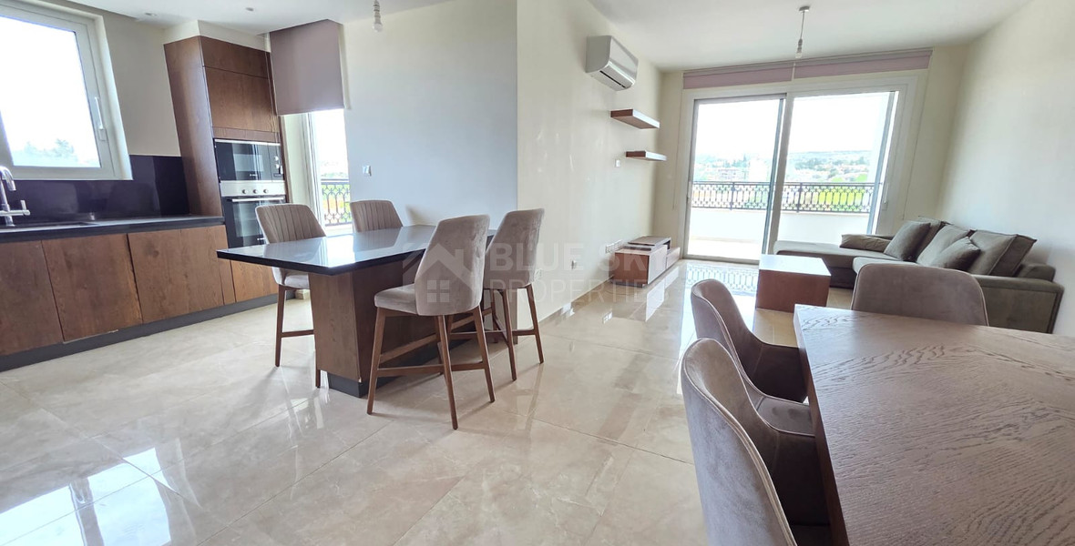 Two bedroom  furnished Top floor apartment in Kato Polemidia, Limassol