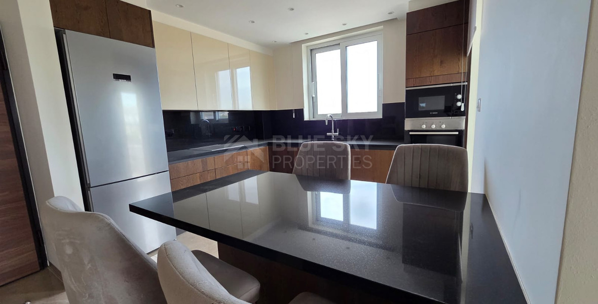 Two bedroom  furnished Top floor apartment in Kato Polemidia, Limassol