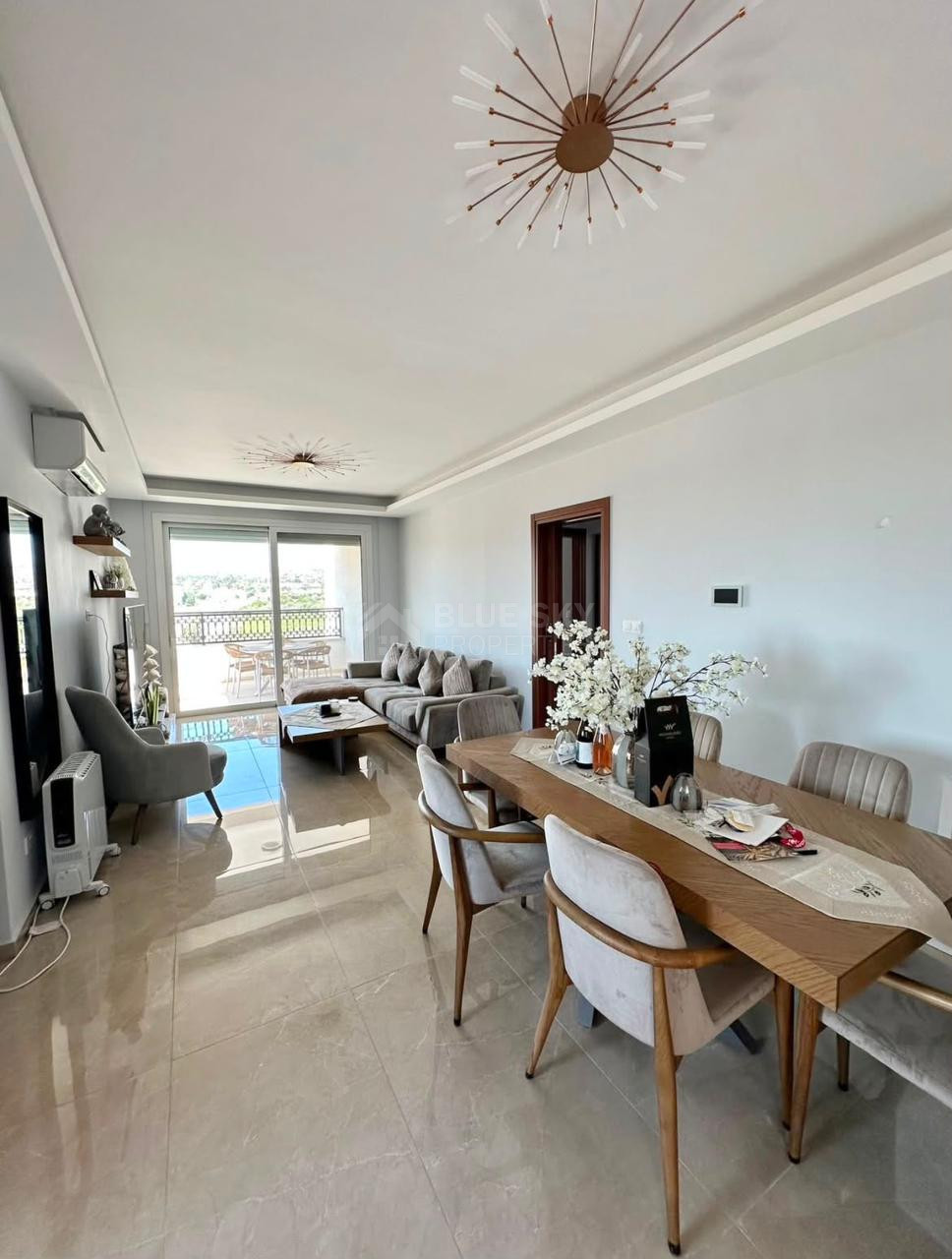 Two bedroom  furnished Top floor apartment in Kato Polemidia, Limassol
