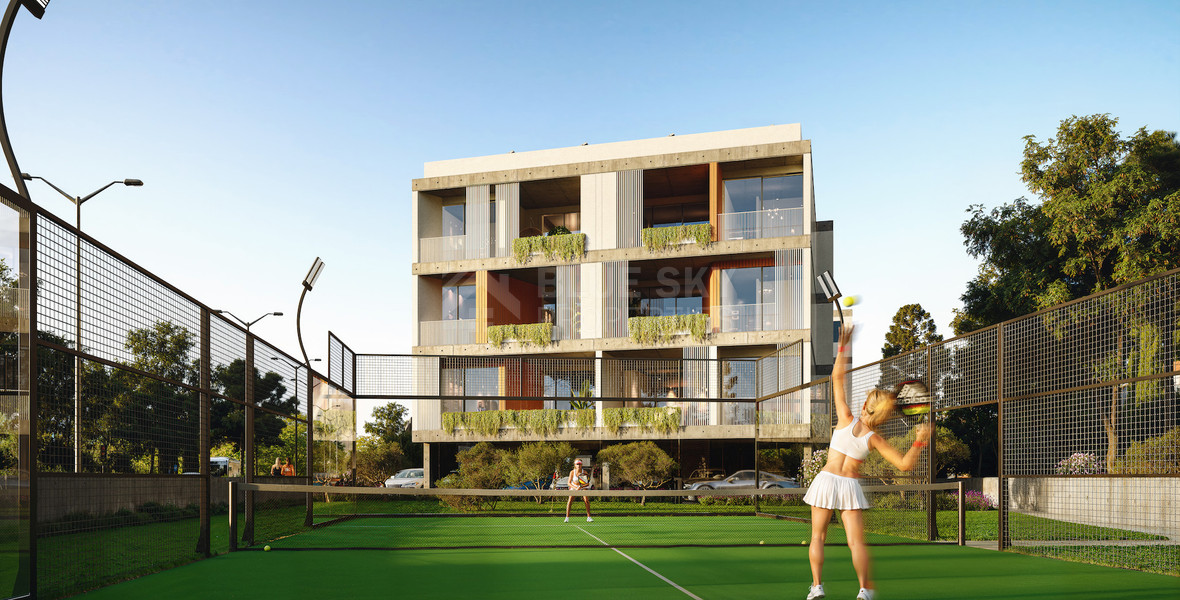 Second-Floor One-Bedroom Apartment for sale with City Views and Large Veranda, in Universal Paphos