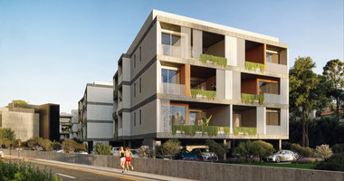 Second-Floor One-Bedroom Apartment for sale with City Views and Large Veranda, in Universal Paphos