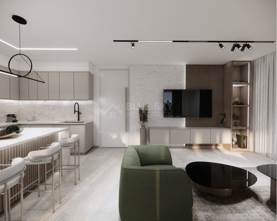 Luxury 2-Bedroom Apartment with Potential 3rd Bedroom, Private Roof Garden & Pool for Sale in Agios Athanasios, Limassol