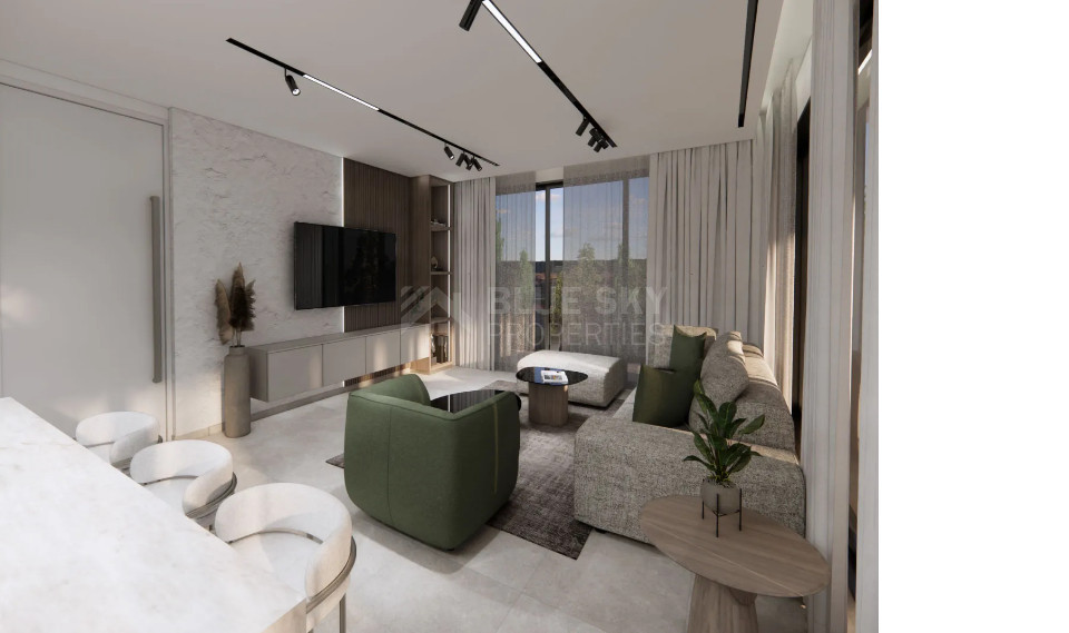 Luxury 2-Bedroom Apartment with Potential 3rd Bedroom, Private Roof Garden & Pool for Sale in Agios Athanasios, Limassol