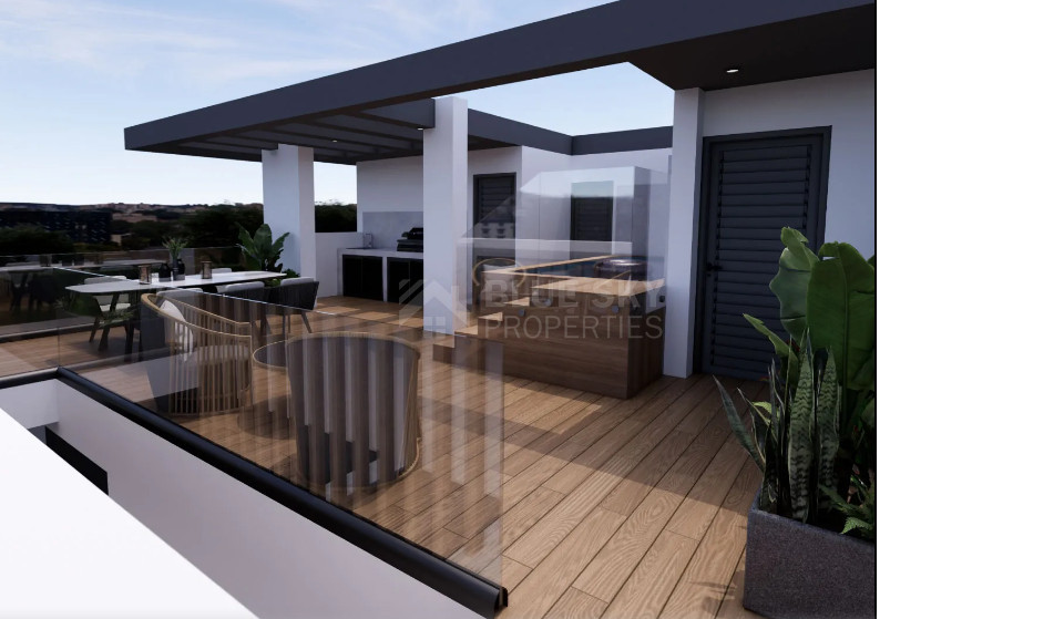 Luxury 2-Bedroom Apartment with Potential 3rd Bedroom, Private Roof Garden & Pool for Sale in Agios Athanasios, Limassol