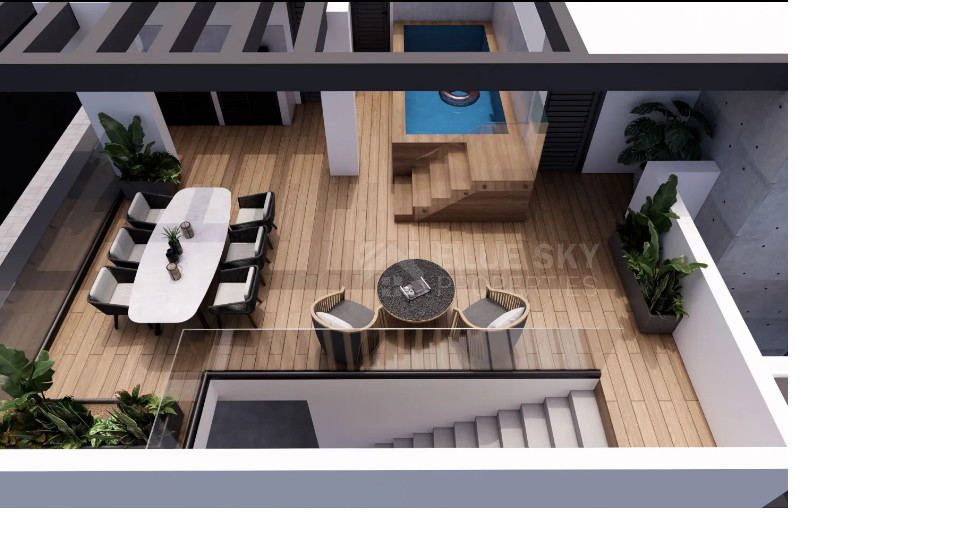 Luxury 2-Bedroom Apartment with Potential 3rd Bedroom, Private Roof Garden & Pool for Sale in Agios Athanasios, Limassol