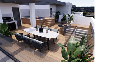 Luxury 2-Bedroom Apartment with Potential 3rd Bedroom, Private Roof Garden & Pool for Sale in Agios Athanasios, Limassol