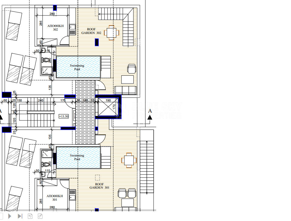 Luxury 2-Bedroom Apartment with Potential 3rd Bedroom, Private Roof Garden & Pool for Sale in Agios Athanasios, Limassol