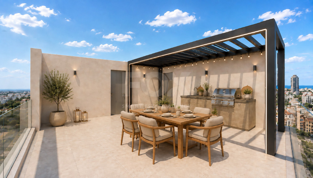 Luxury 2-Bedroom Penthouse with Private Rooftop for Sale in Mesa Geitonia, Limassol