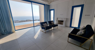 Luxury Four-Bedroom Semi-Detached Villa with Panoramic Sea Views, in Chloraka for sale