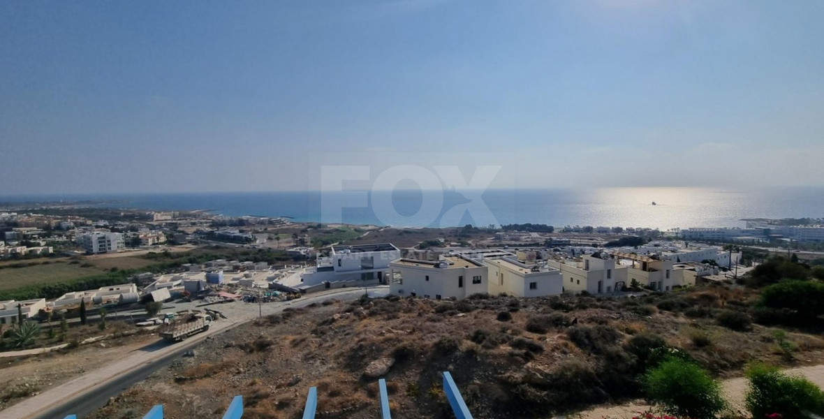 Luxury Four-Bedroom Semi-Detached Villa with Panoramic Sea Views, in Chloraka for sale