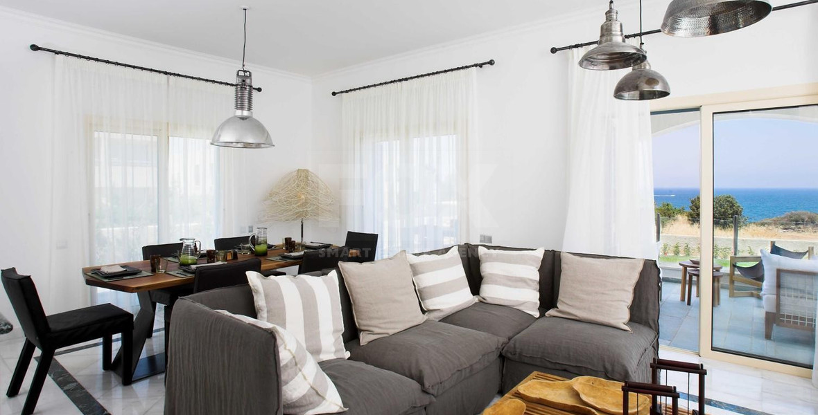 Luxury Three-Bedroom Beachfront Villa with Private Pool and Exceptional Concierge Services in Polis, Paphos  for sale