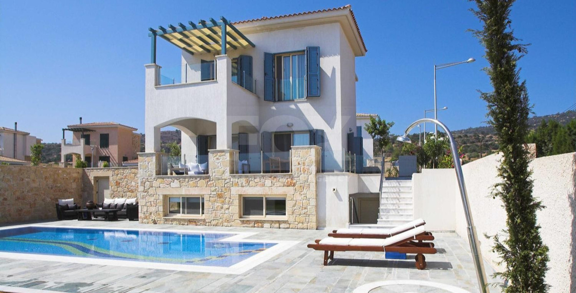 Luxury Three-Bedroom Beachfront Villa with Private Pool and Exceptional Concierge Services in Polis, Paphos  for sale