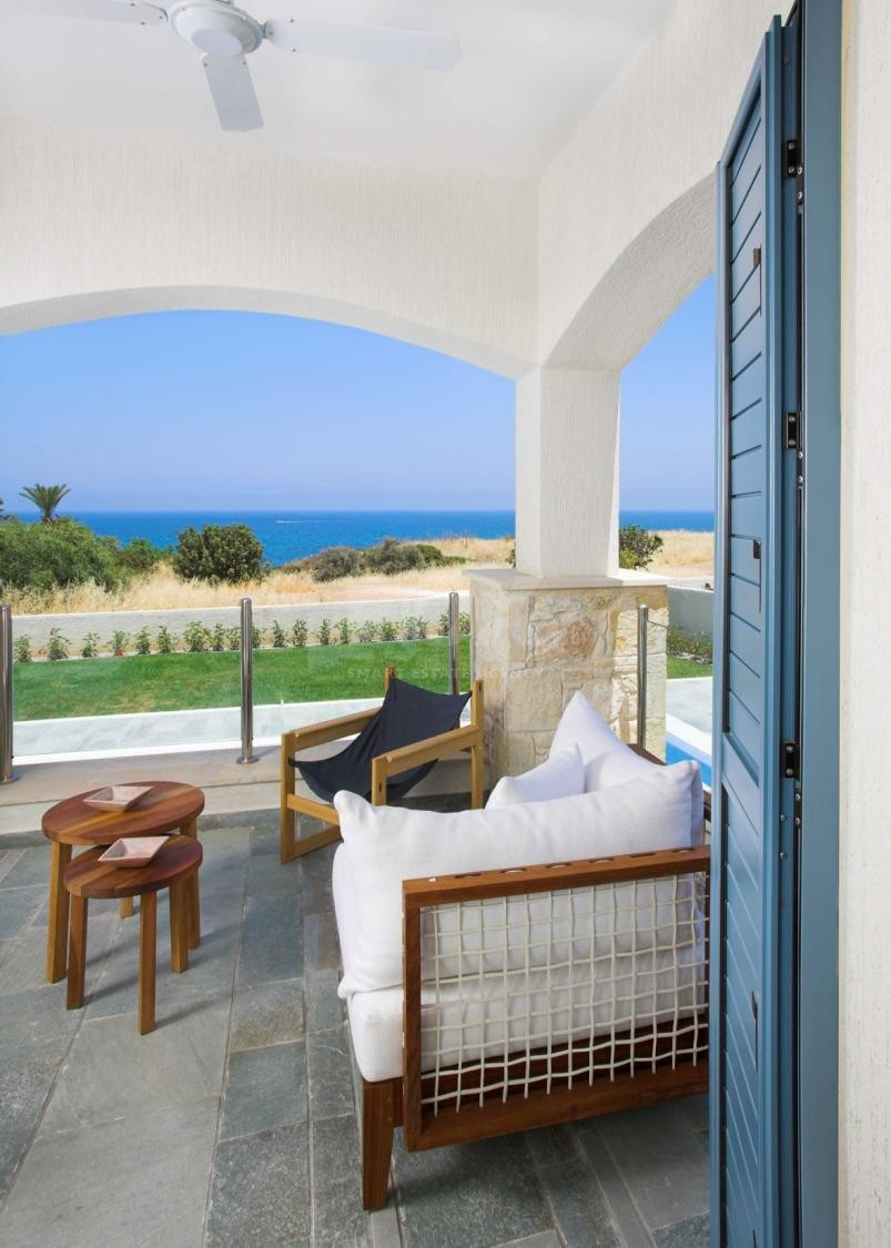 Luxury Three-Bedroom Beachfront Villa with Private Pool and Exceptional Concierge Services in Polis, Paphos  for sale
